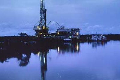 The Lewis Dugger drilling rig at Cawthorne Channel 43