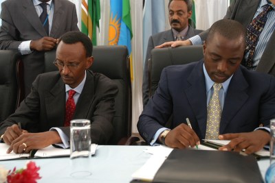 Rwanda and DR Congo are also represented at the summit (file photo).