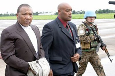 Transfer of Charles Taylor for trial for war crimes in the Hague.