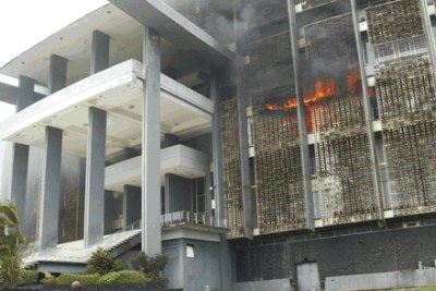 Fire at Executive Mansion (file photo).