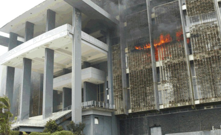 Renovation Work On Liberian Mansion Stuck Allafrica Com