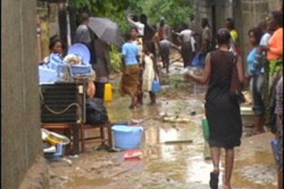 Kinshasa après les inondations de fin octobre 2007