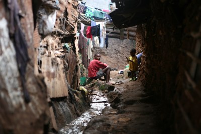 Slum dwellers (file photo).