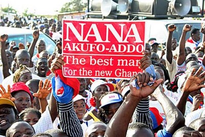 Akufo-Addo used Ghana's current economic woes as a main theme of his campaign.