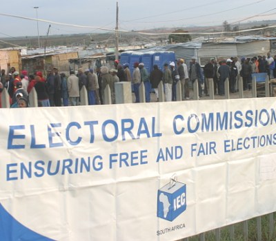 Voting Day in Du Noon, Cape Town