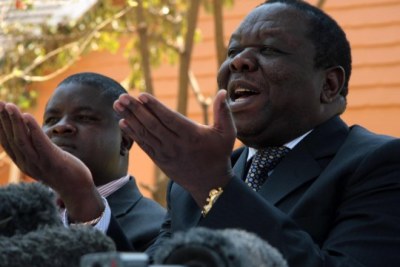 Zimbabwe Prime Minister designate Morgan Tsvangirai.