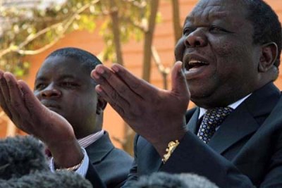 Zimbabwe Prime Minister Morgan Tsvangirai.