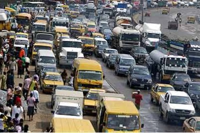 Traffic in Lagos.