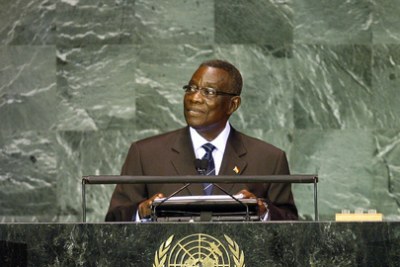 John Evans Atta Mills, President of the Republic of Ghana, addresses the general debate of the sixty-fourth session of the General Assembly:File  Photo