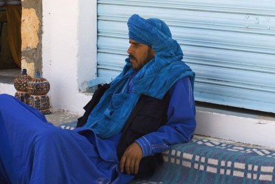 Shopkeeper in Douz, Tunisia.