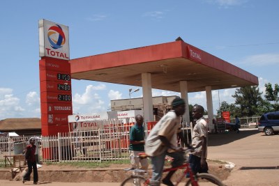 Station-service Total, S.A. à Kampala, Ouganda.