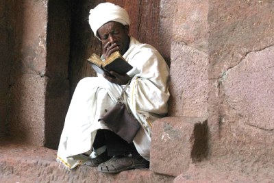 An Ethiopian pilgrim.