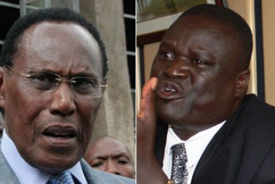 Saitoti and Ojode were heading to Oyugis for a church service when their helicopter crashed.