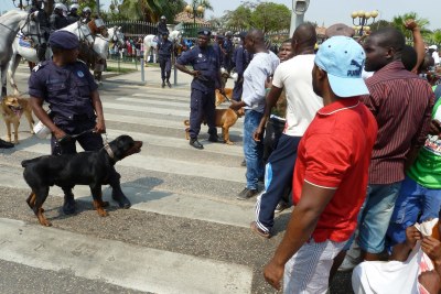Angolan protesters (file photo).