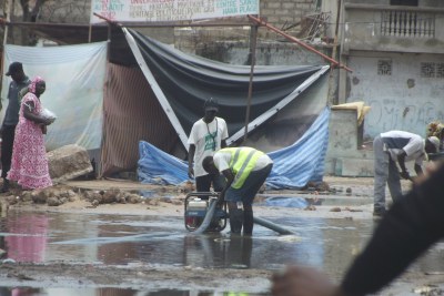 Yarakh (banlieue de Dakar) n'a pas échappé aux inondations de 2012