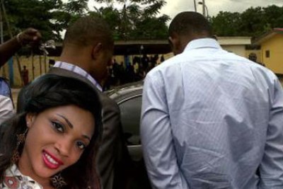 Late Cynthia-Osokogu and back view of the suspected killers when they were paraded .