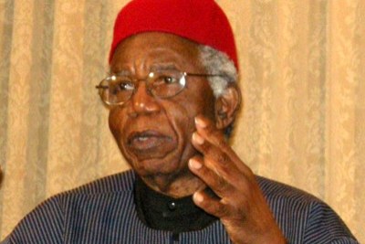 Nigeria renowned novelist, Prof Chinua Achebe,