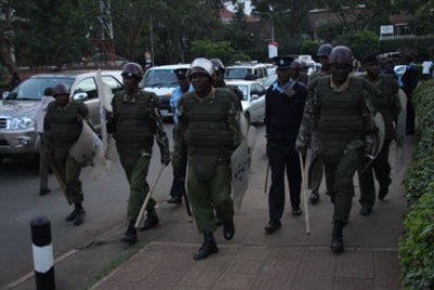 Some police officers have been accused of tampering with evidence following the vetting process (file photo).