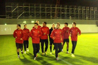 Espérance de Tunis en séance d'entraînement