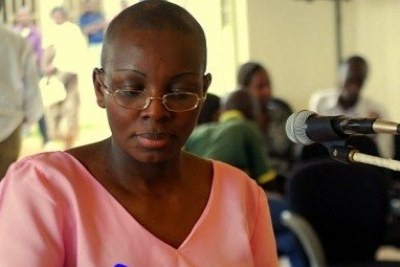 Rwandan jailed opposition politician Victoire Ingabire (file photo).