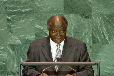 Former president Mwai Kibaki (file photo).