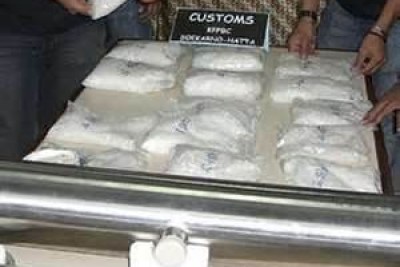 Police have confiscated 55,000 kilos of illegal drugs.