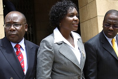 AG, Githu Muigai (L), chair Gender and Equity Commission, Winfred Lichuma (C), CJ, Willy Mutunga (R) (file photo).
