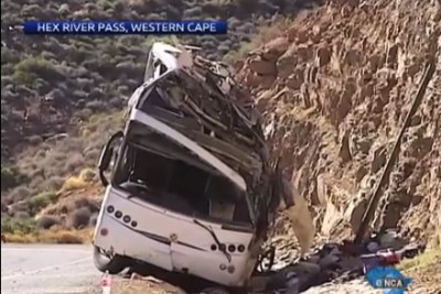 Bus Crashes at Hex River Pass in the Western Cape, 24 people were killed in the incident