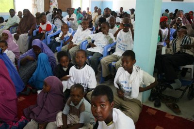 Children at a disability centre in Hargesia, capital of Somaliland.
