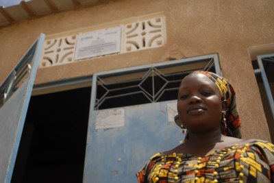 Community health worker Awa Diagne volunteers in her village in Senegal.
