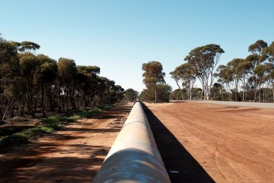 (Photo d'archives) - Un pipeline en Ouganda.