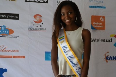 Jessie Helda Mathas, candidate du Gabon au concours Miss Monde 2014