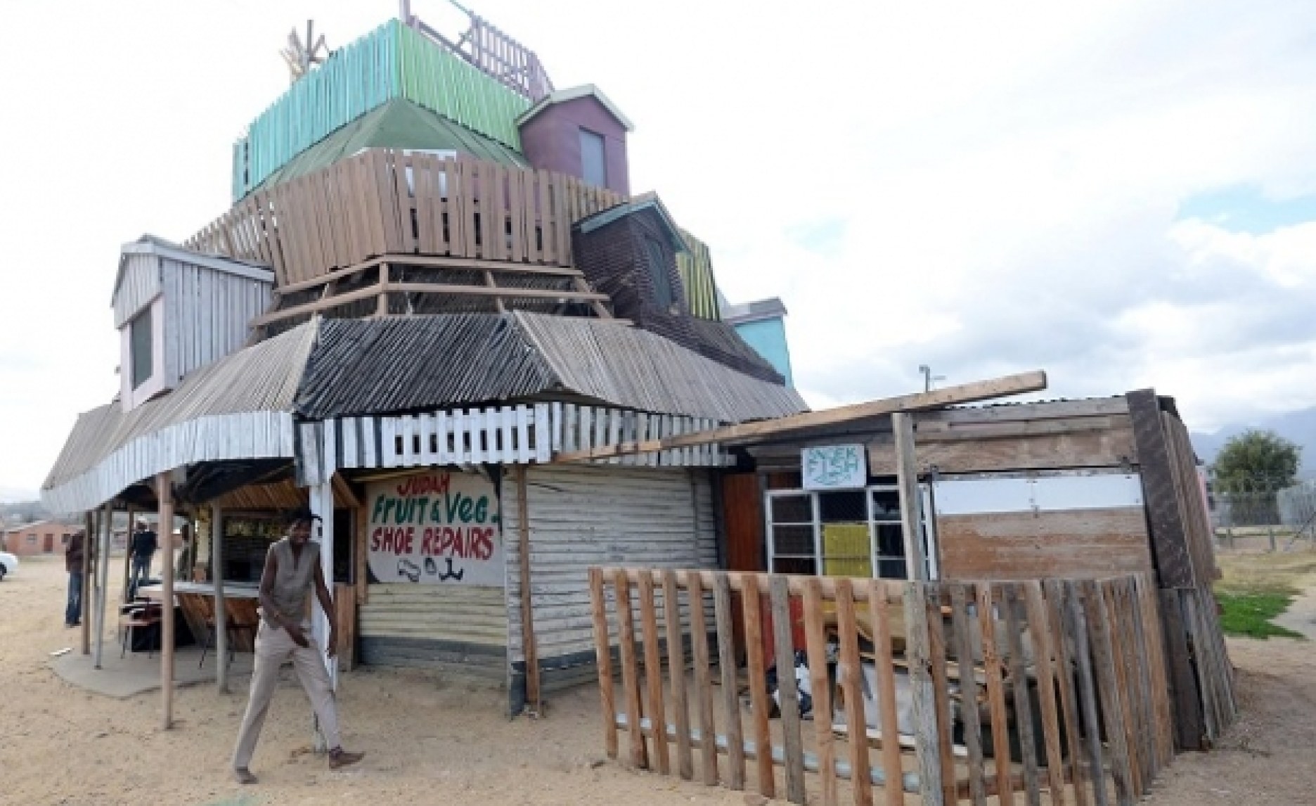 South Africa Mbekweni Rasta's Five Storey Wooden House