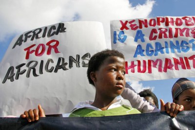 Xenophobia peace march.