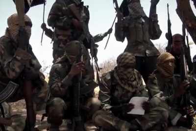 Al-Shabaab fighters (file photo).