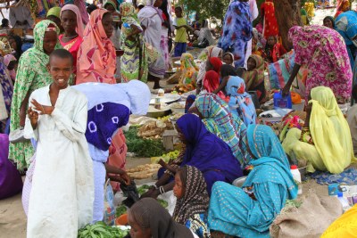 A market in Lake Chad.