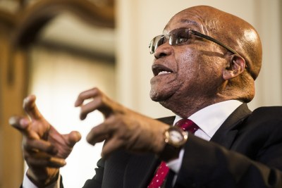 President Jacob Zuma: Opposition parties the Democratic Alliance and the Economic Freedom Fighters have spoken out against the president's statement (file photo).