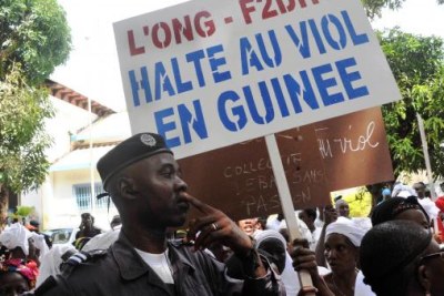 Marche des femmes guinéennes contre les viols