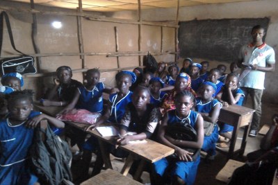 Students are back in school after the Ebola crisis (file photo).