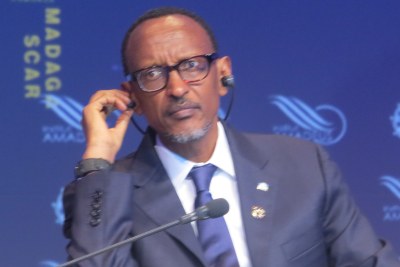 Paul Kagame, Président de la République de Rwanda à l'ouverture des MEDays 2015, le 11 Novembre à Tanger, Maroc