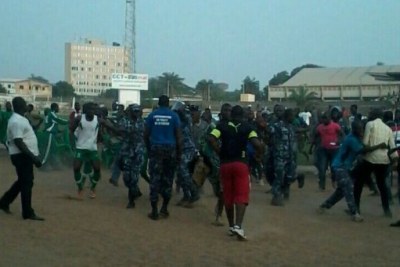 Bagarre en finale du championnat militaire au Togo