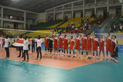 L'équipe égyptienne de Volleyball