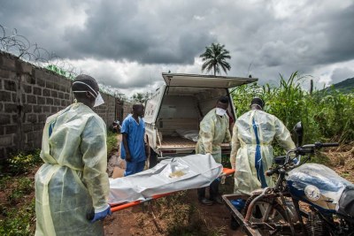 Many Ebola burial (file photo).