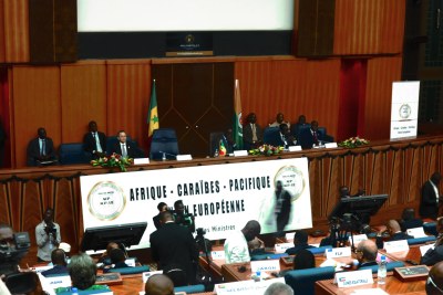Dakar abrite du 25 au 27 avril 2016, le Conseil des Ministres Afrique- Caraïbes- Pacifique (ACP) : Cérémonie d'ouverture.