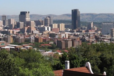 Une vue de Pretoria, la capitale de l'Afrique du Sud.