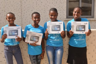 GE recently welcomed 30 high school girls to its office in Lagos, Nigeria, for an event themed “She can CODE,” which was designed to give girls training in coding and computer programming.