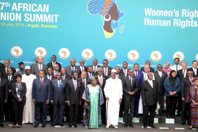 27e session ordinaire de la Conférence des chefs d'Etat et de Gouvernement de l'Union africaine (UA) à Kigali, 16 au 18 juillet 2016.
