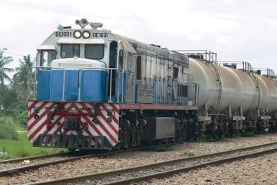 A Tazara freight train.