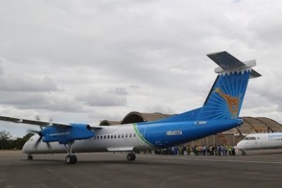 The Q400 planes manufacturer, Bombardier Inc planes in Tanzania.