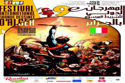 9th International Comic Strip Festival opens in Algiers.